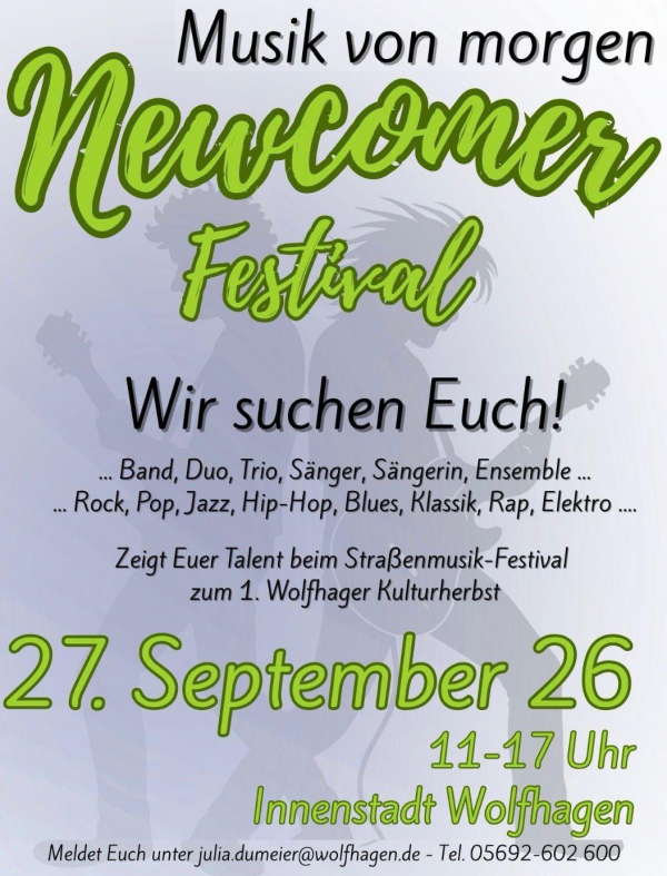 Newcomer Festival 27.09.2026
